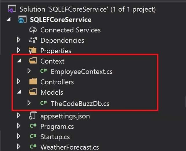 Scaffold Entity Framework Core SQL Tables TheCodeBuzz