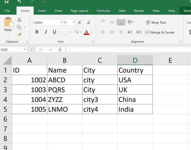 how to read excel file and convert to json in c#