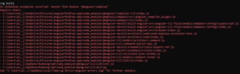 Angular CLI Common Commands, Error and Resolution dictionary | TheCodeBuzz