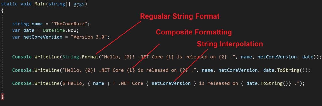 Format string in C Language with examples