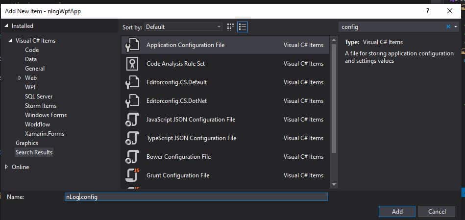 NLog File Logging In WPF Application | TheCodeBuzz