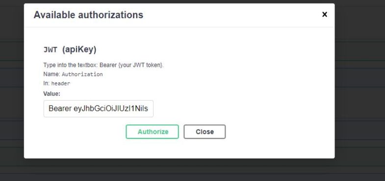 NSwag JWT Token Authorization OpenAPI Documentation in ASP.NET Core ...