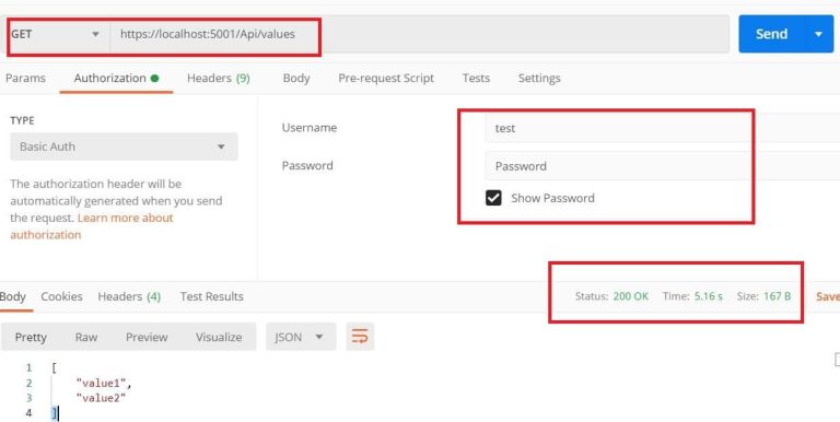 ASP.NET Core 2.2 - Basic Authentication with example | TheCodeBuzz