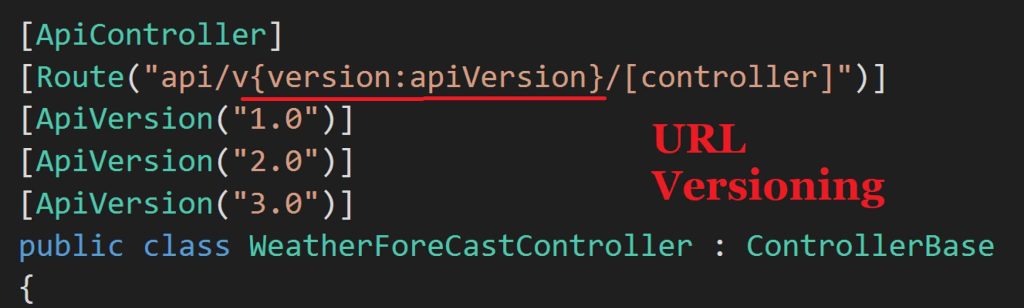 API Versioning Using URL Versioning In .NET - TheCodeBuzz