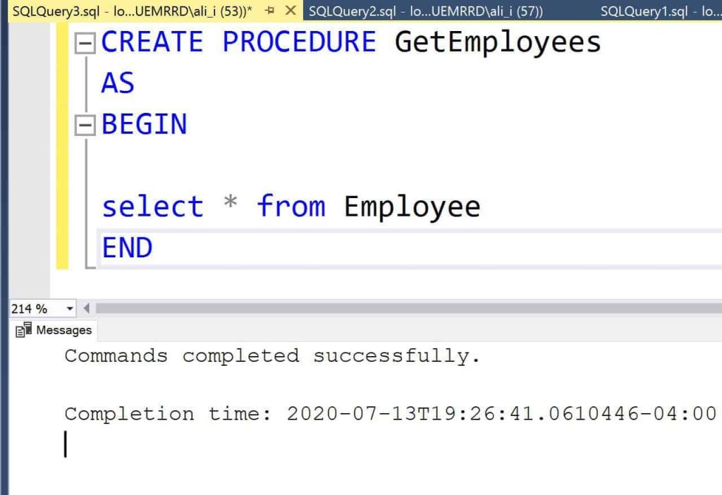 httpswwwthecodebuzzcomsql stored procedure with examplesopens in a new tab