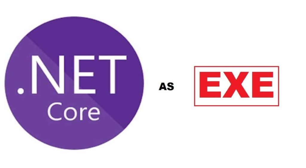 Create a Single Exe file with configuration apsettingsjson