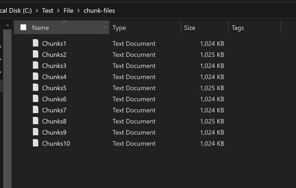 read large file into a byte array with chunks csharpRead a Large File in Chunks in C