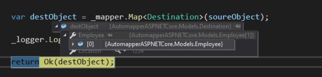 automapper map a single object with array propertyAutomapper map object to an array of object