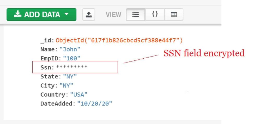 MongoDB Field Encryption and Decryption