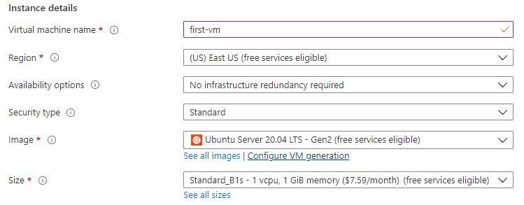 Linux Virtual machine with NGINX