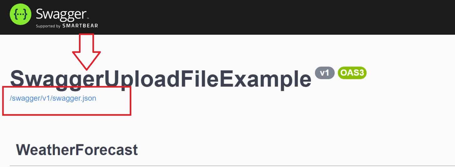 swagger get json url