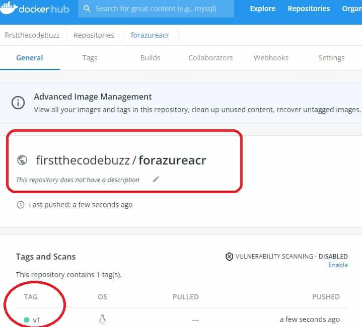 Copy Docker Container Image to Azure Private Registry