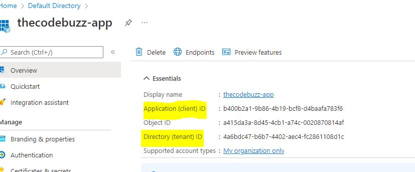 Azure KeyVault java example