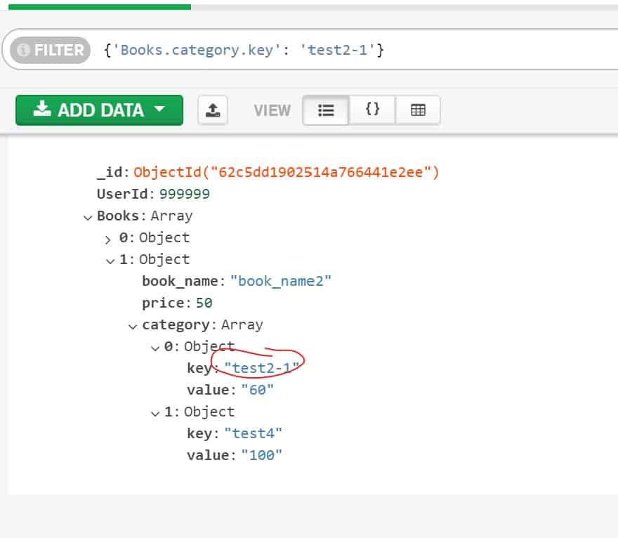 MongoDB Find a document in deeply nested array