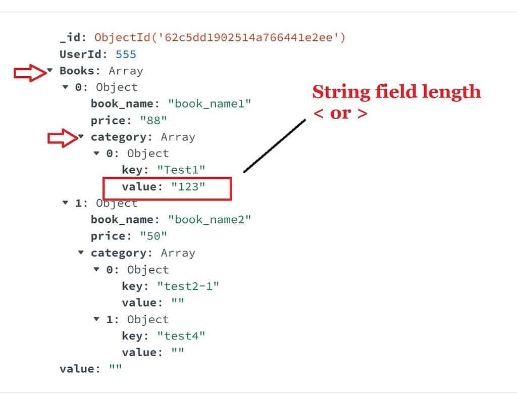 mongodb-nested-array-string-field-value-length-query-thecodebuzz