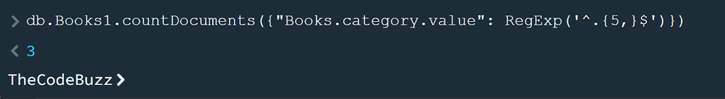 RegExp MongoDB nested array string field value greater than query