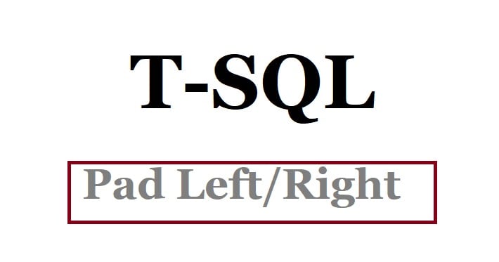 sql pad left with spaces,
