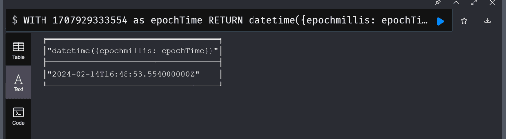 Get the Date from EPOCH milliseconds - Neo4j cypher